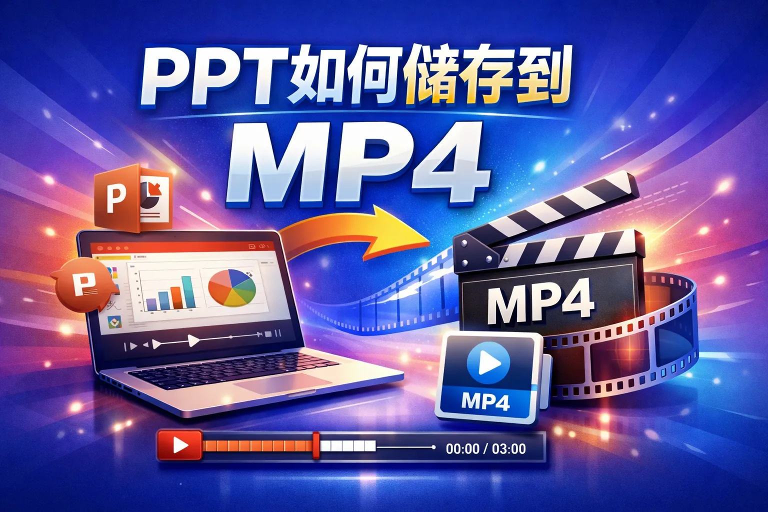 ppt如何储存到mp4