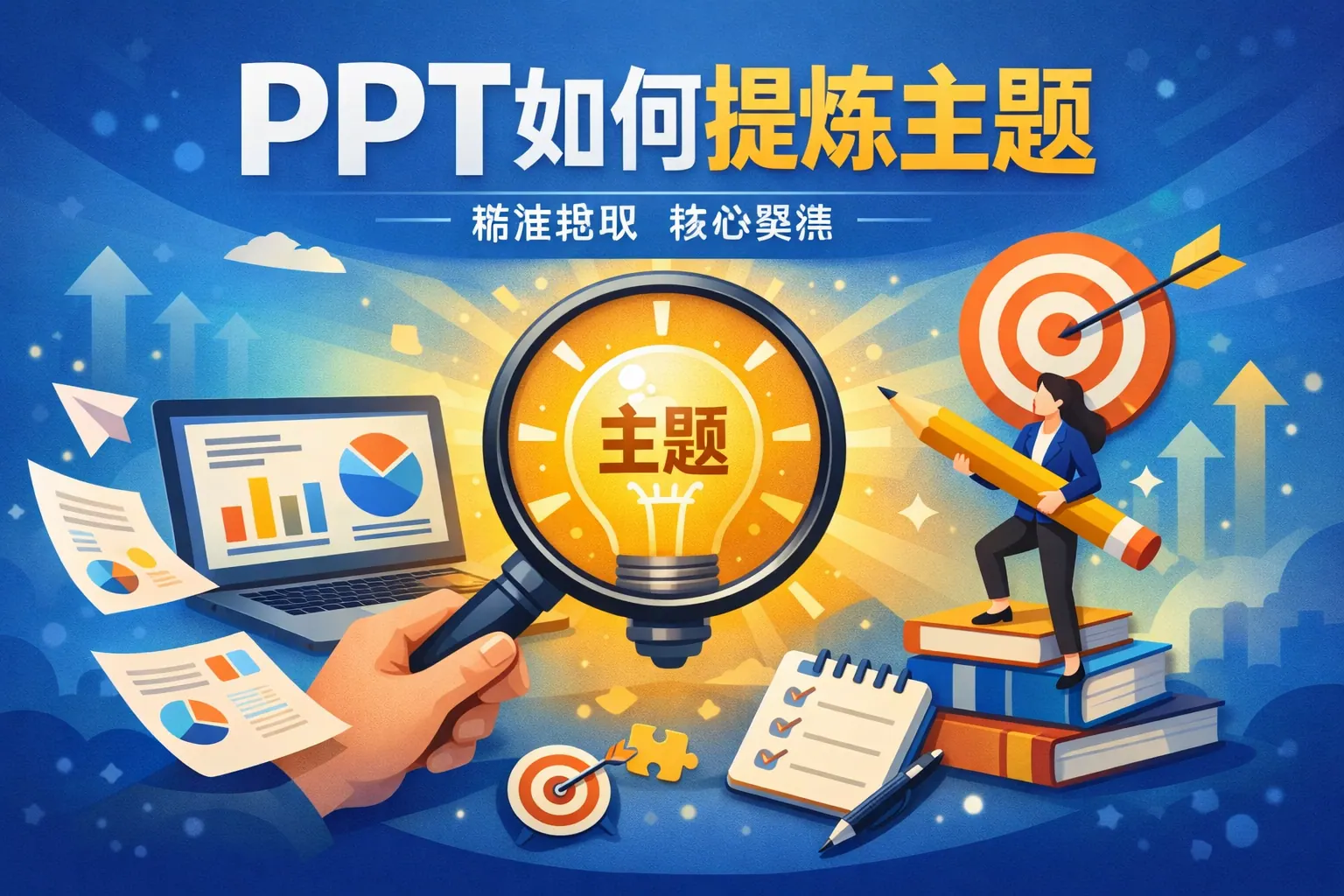 ppt如何提炼主题