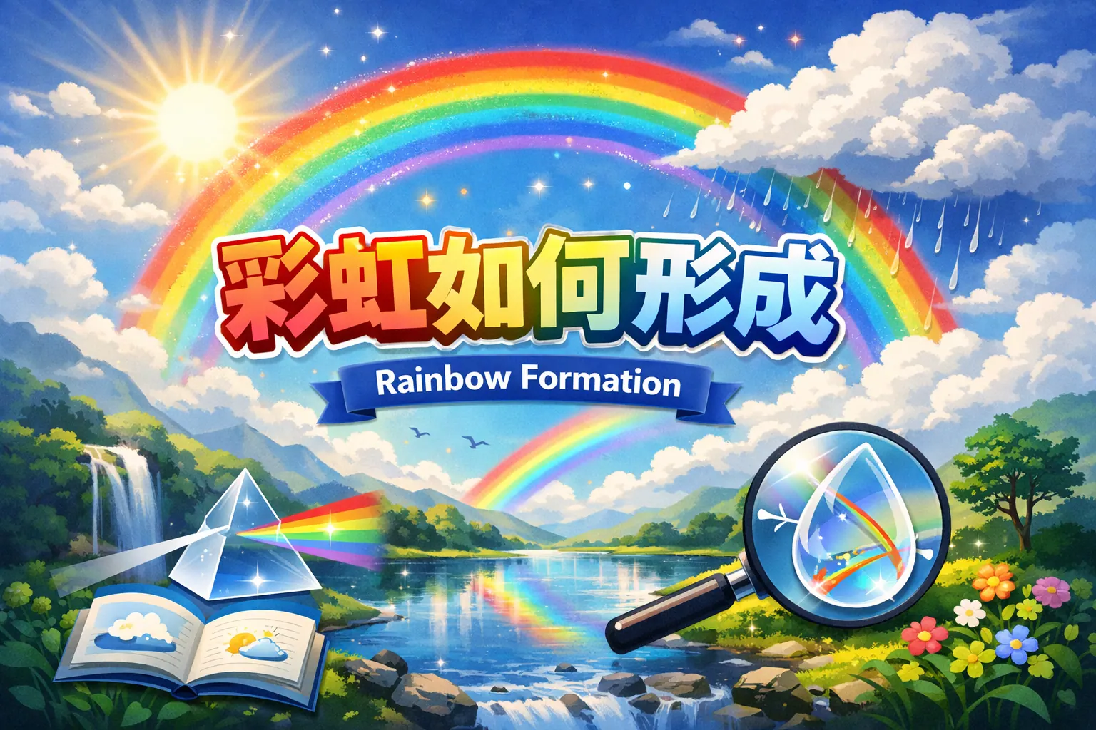 彩虹如何形成ppt