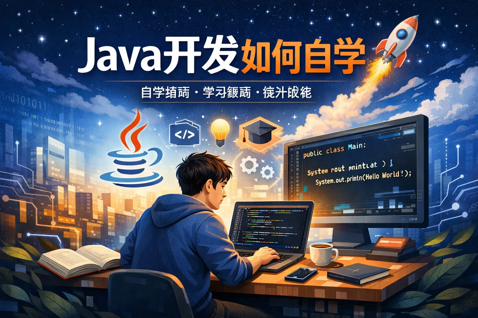 java开发如何自学