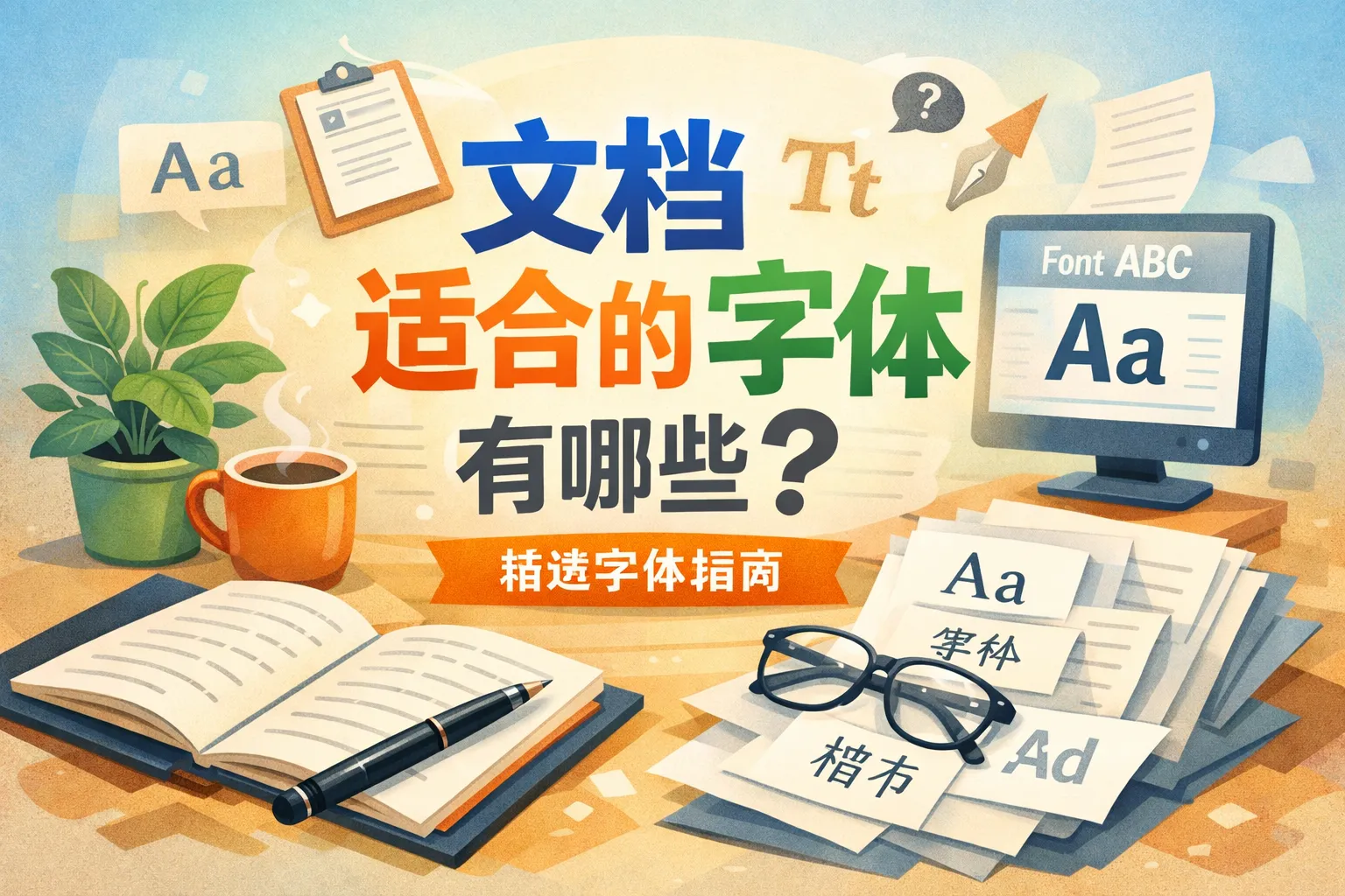 文档适合的字体有哪些