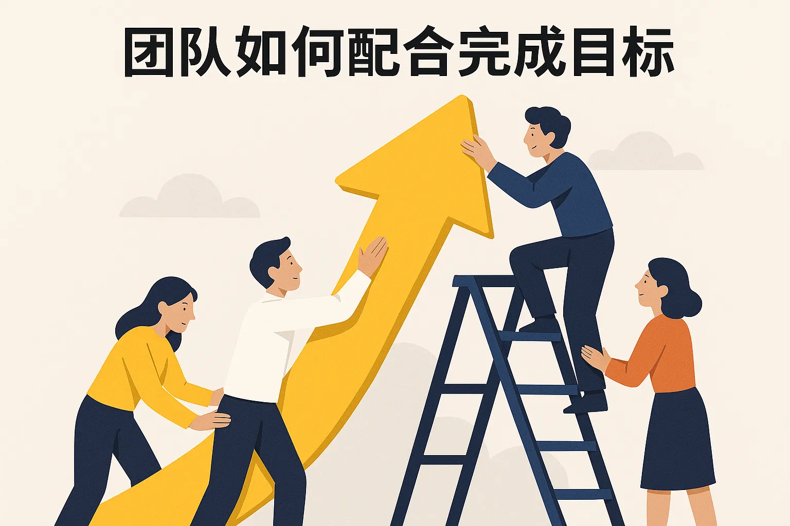 团队如何配合完成目标