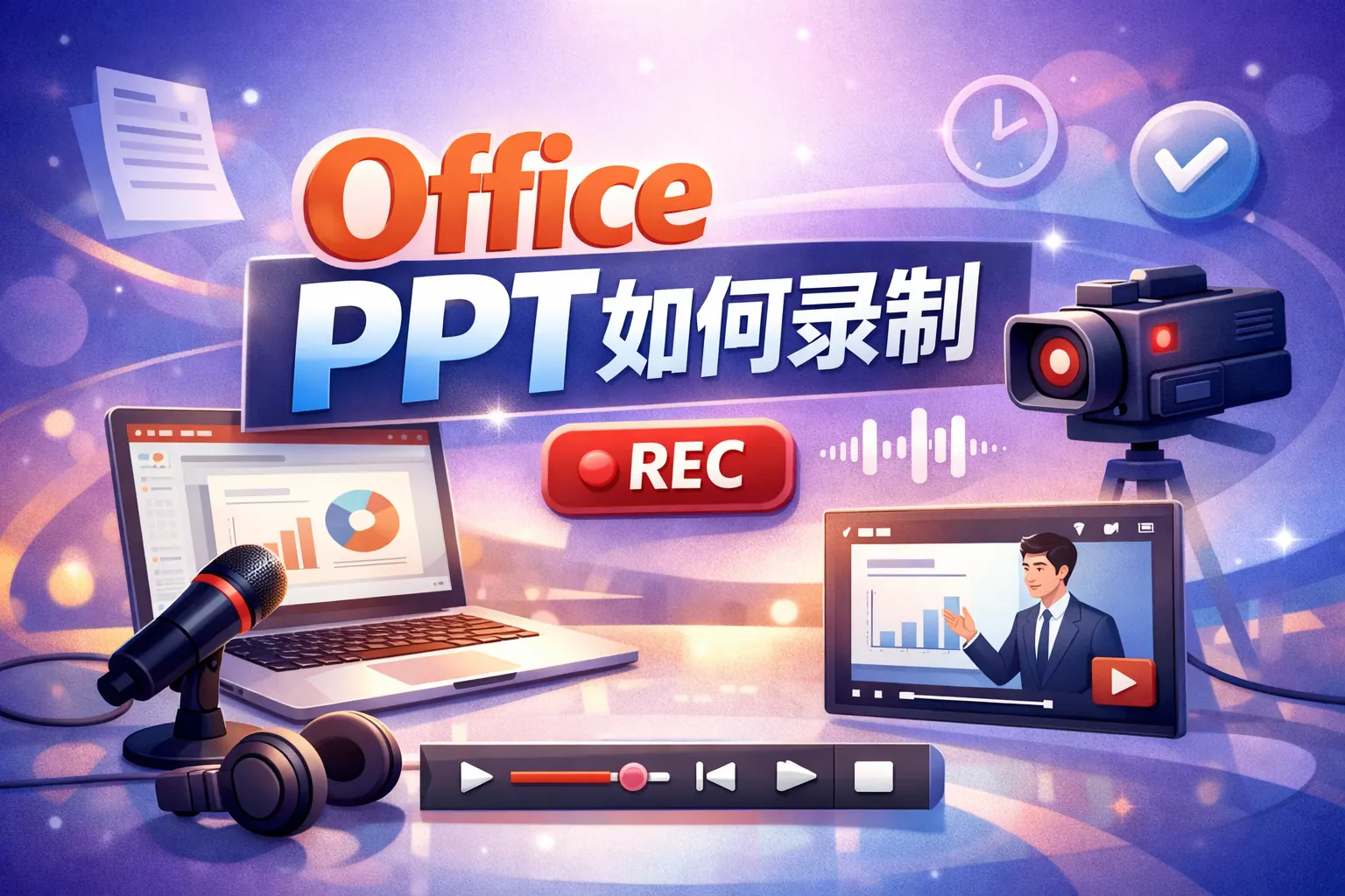 office ppt如何录制