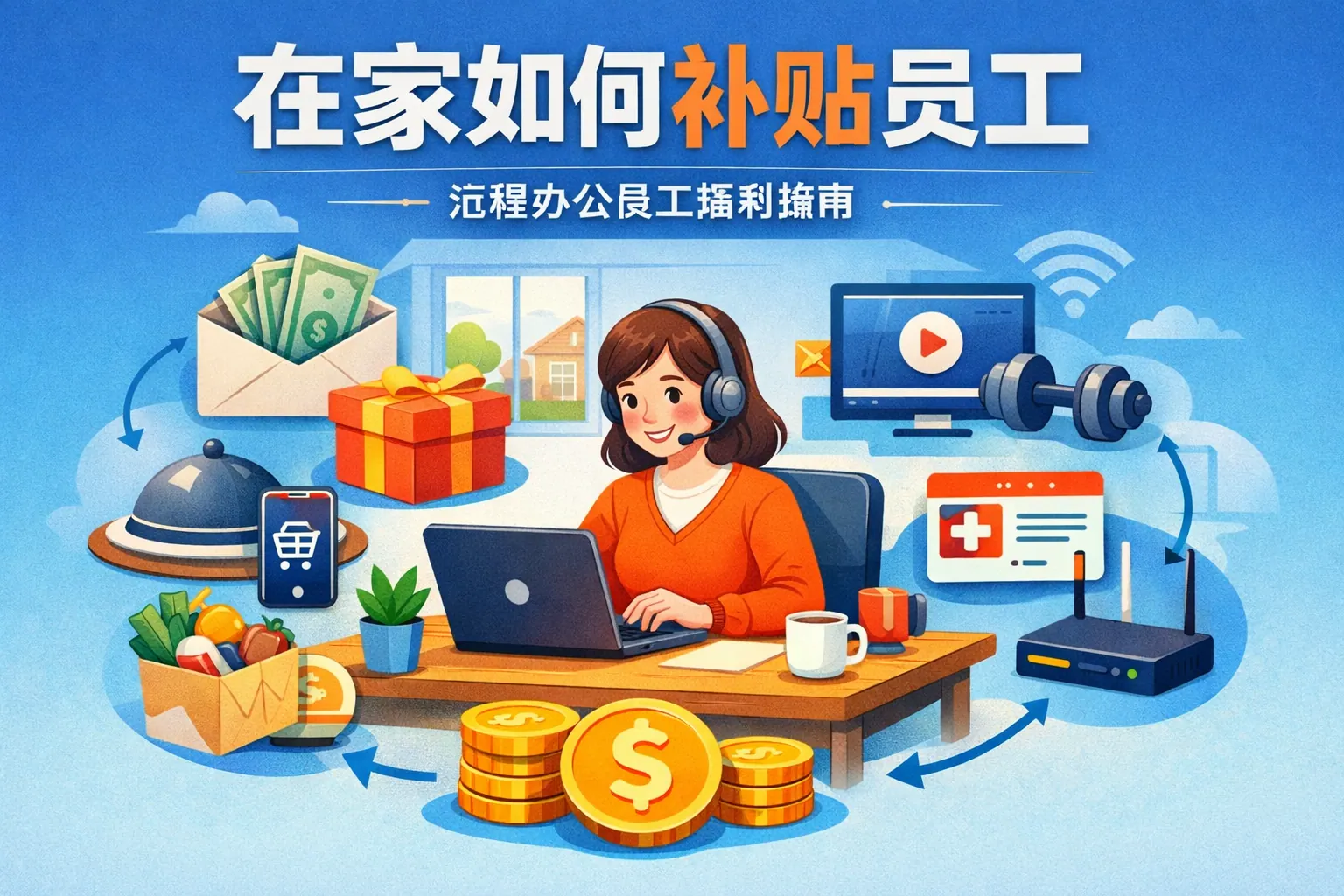 在家如何补贴员工