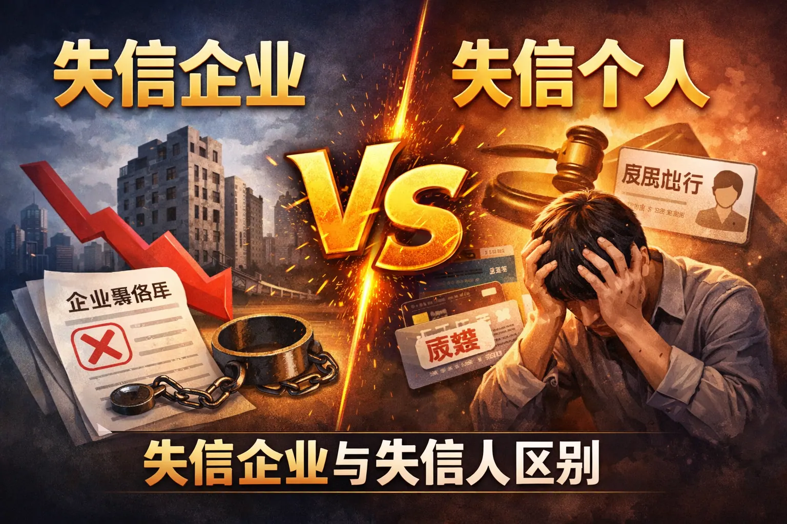 失信企业与失信人区别