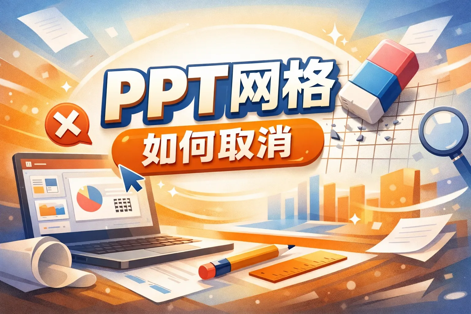 ppt网格如何取消