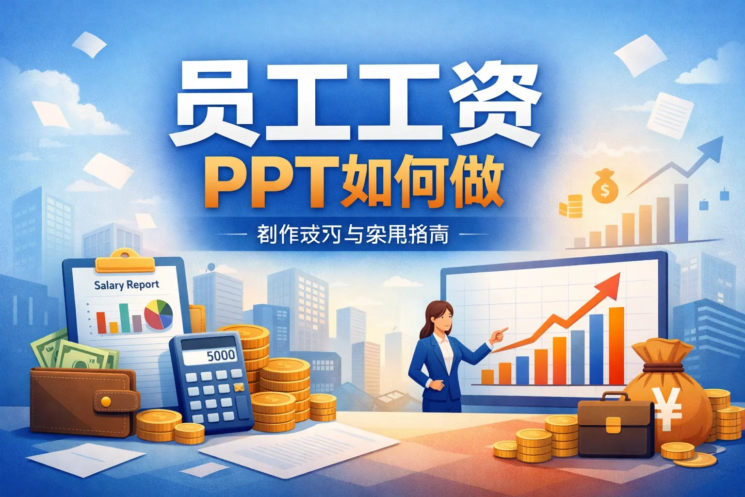 员工工资ppt如何做