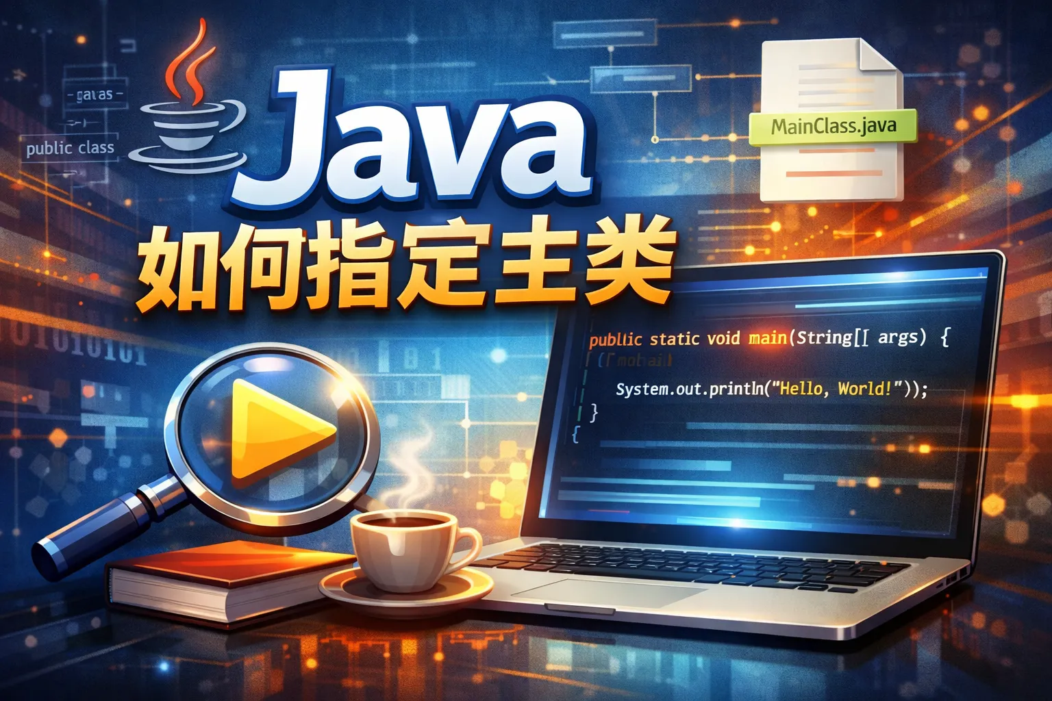 java如何指定主类