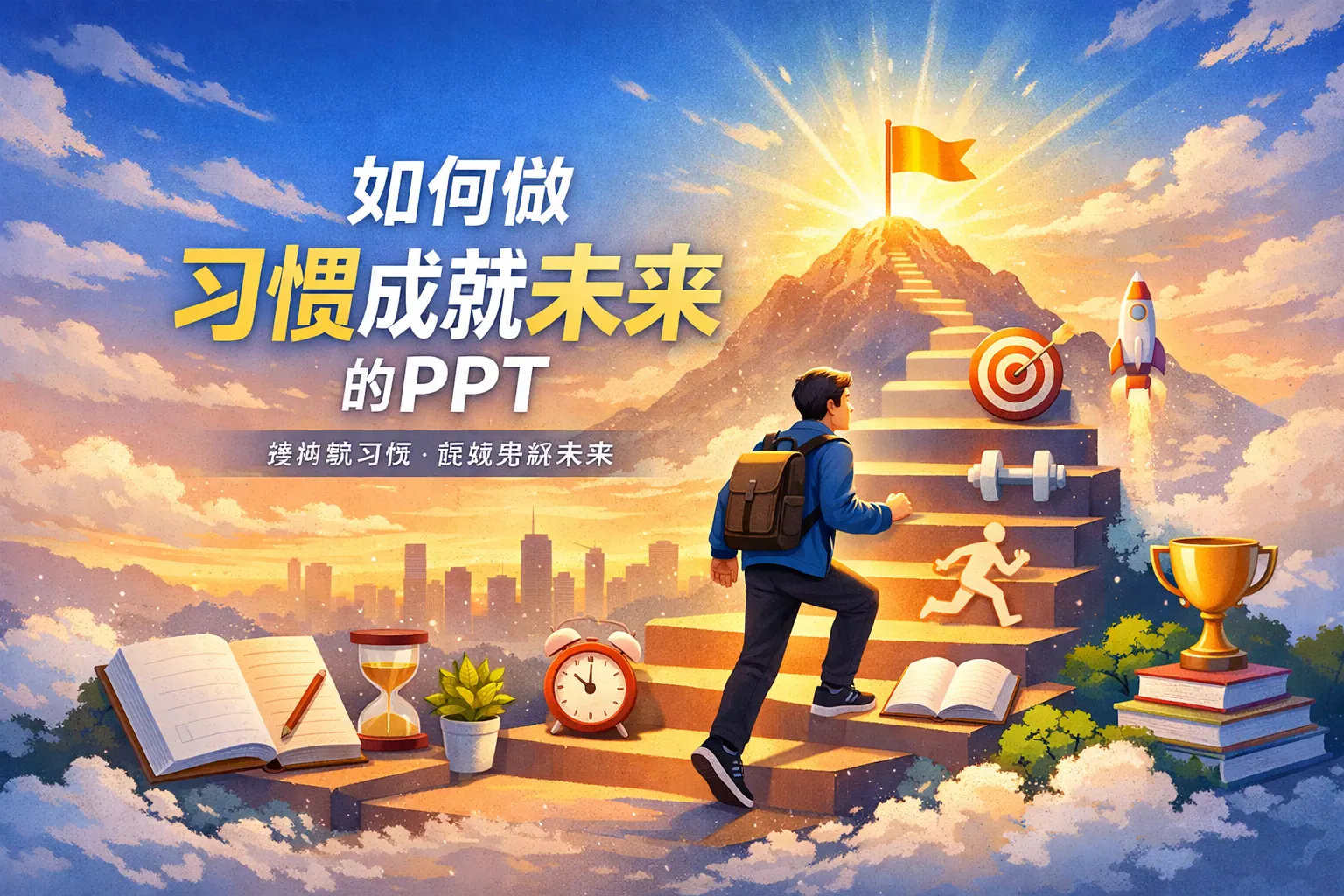 如何做习惯成就未来的ppt