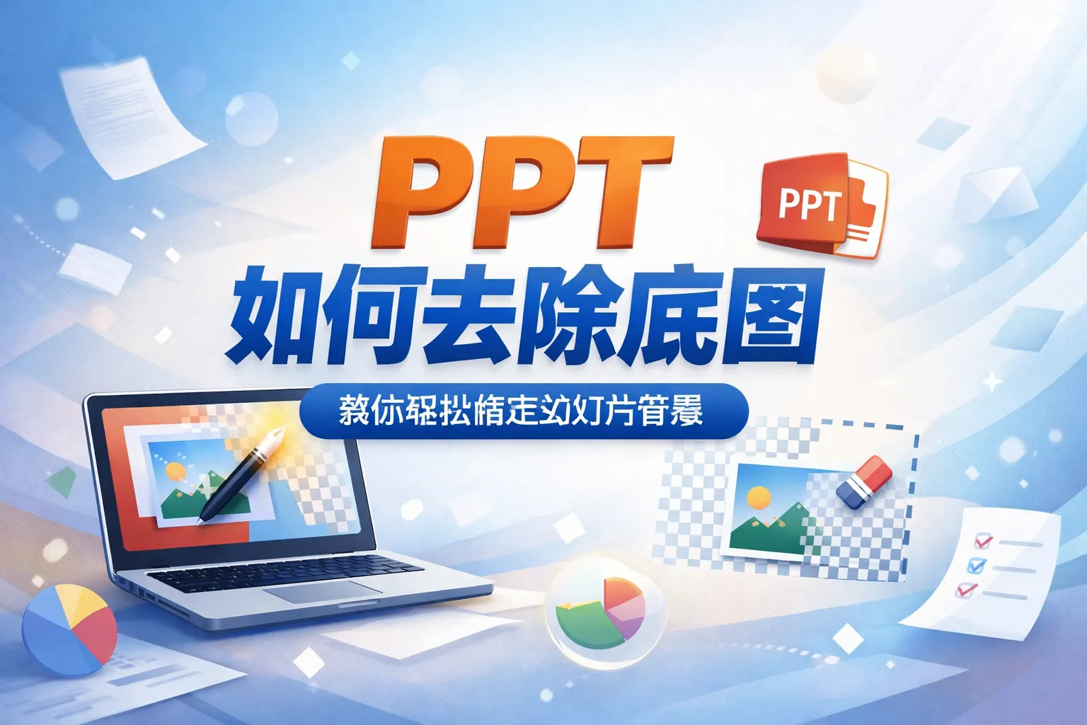 ppt如何去除底图