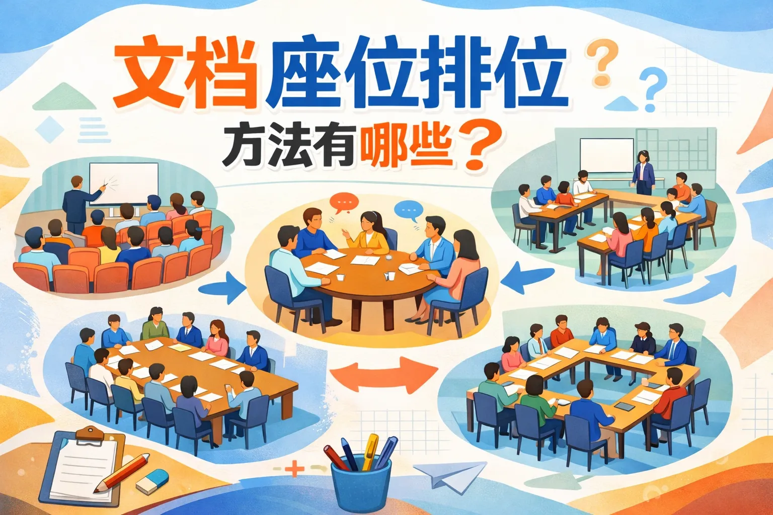 文档座位排位方法有哪些