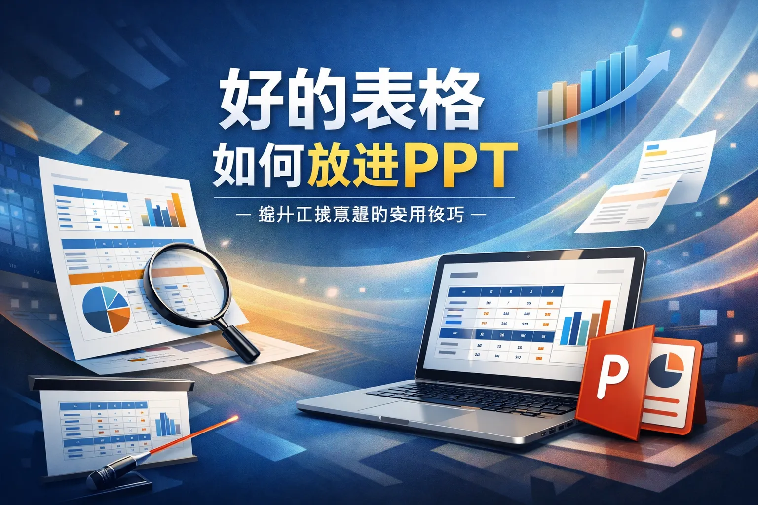 好的表格如何放进ppt