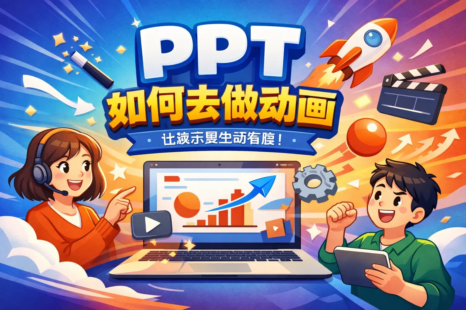 ppt如何去做动画