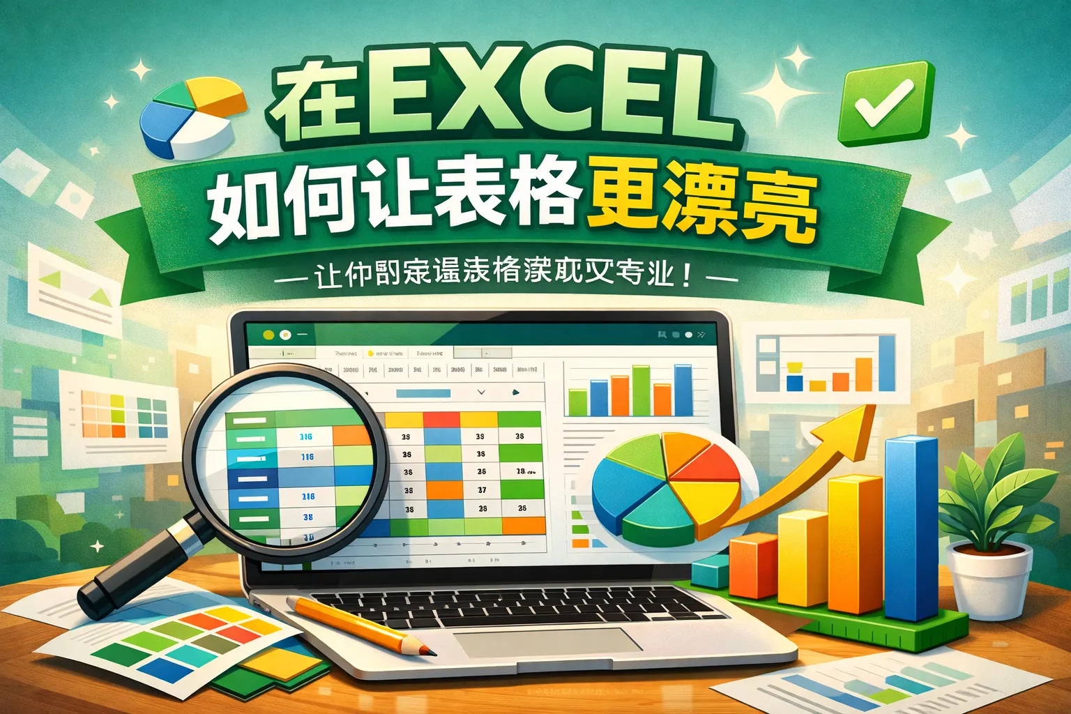 在EXCEL如何让表格更漂亮