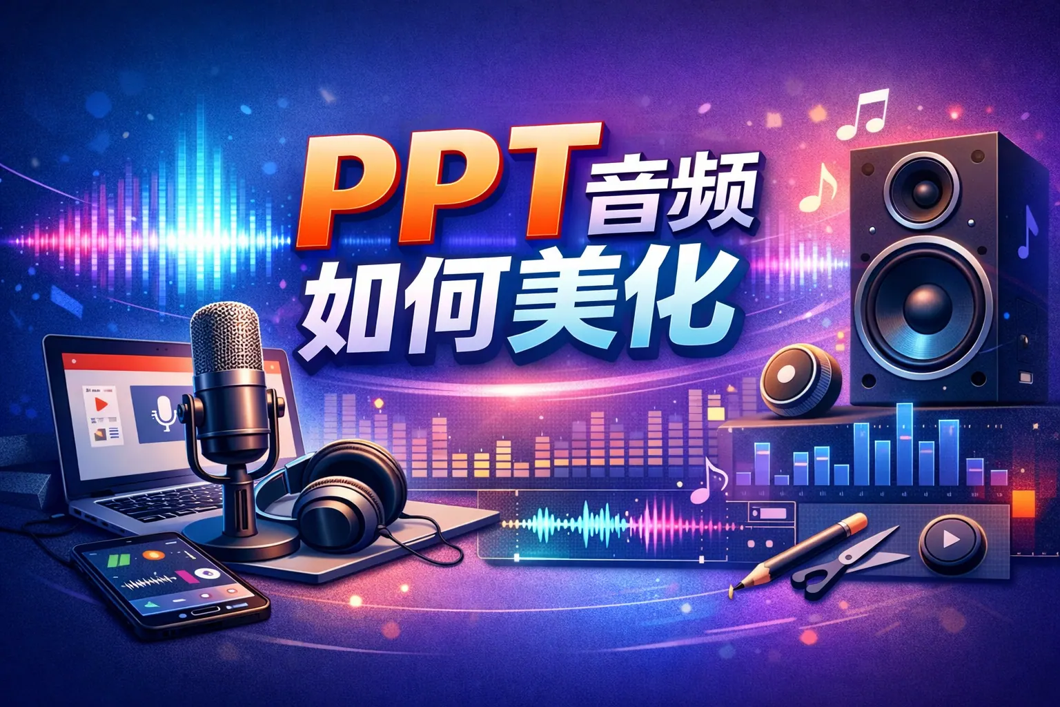PPT音频如何美化
