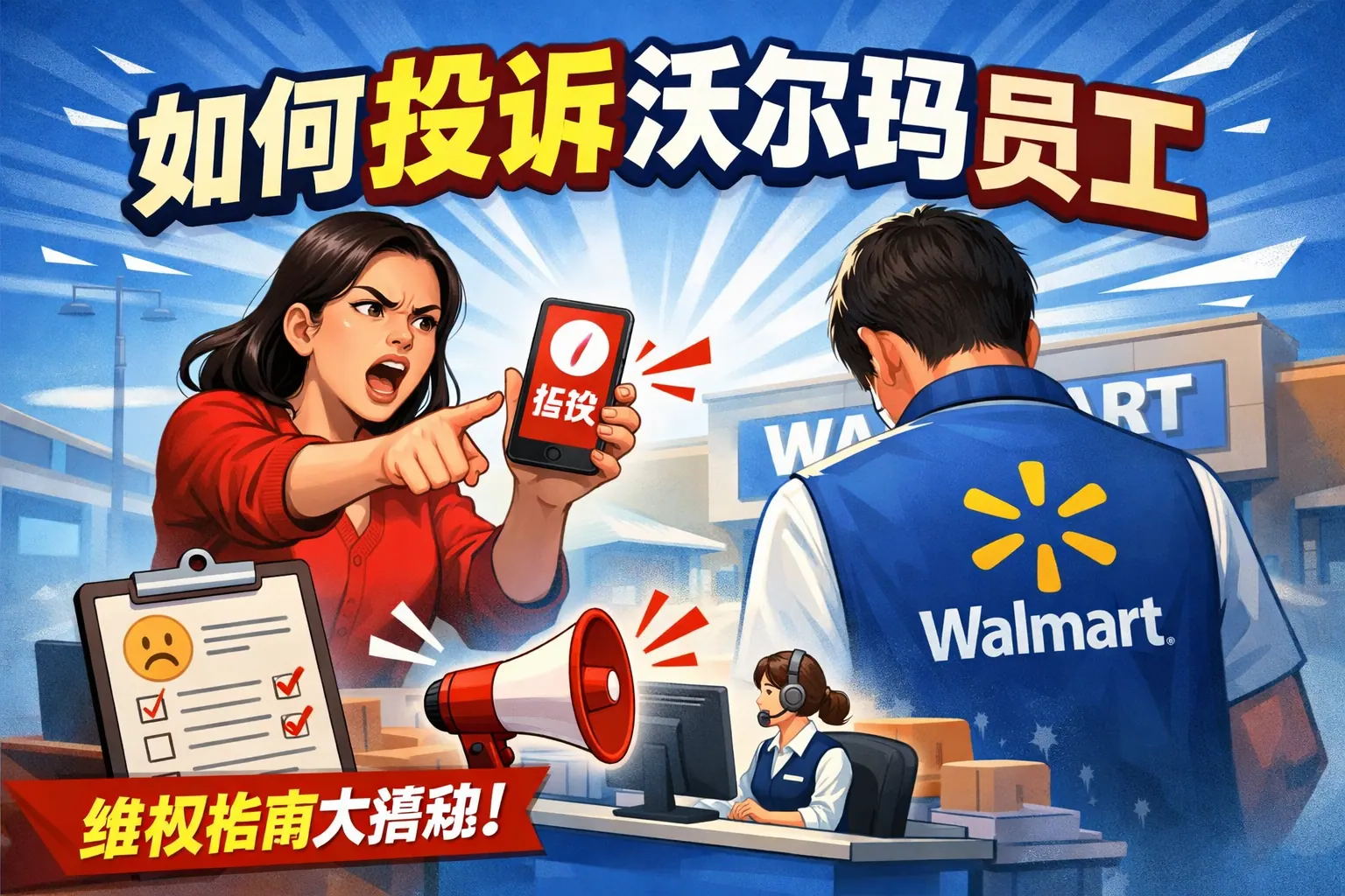 如何投诉沃尔玛员工