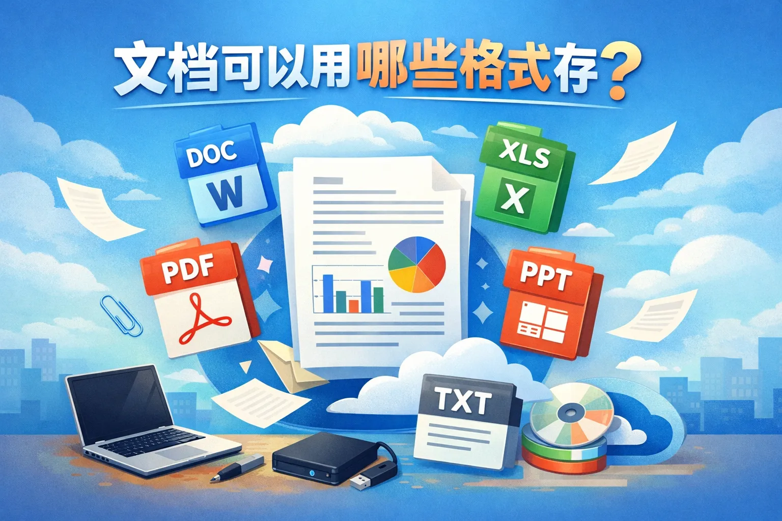 文档可以用哪些格式存