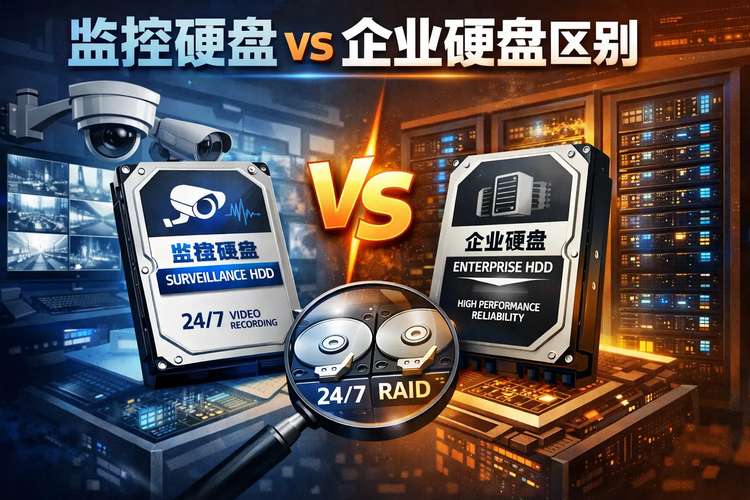 监控 企业 硬盘区别