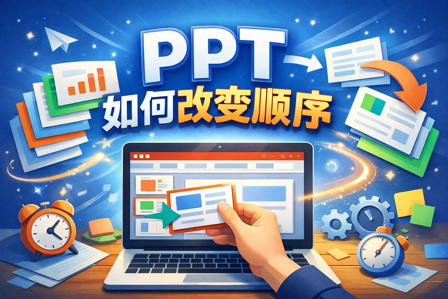 ppt如何改变顺序