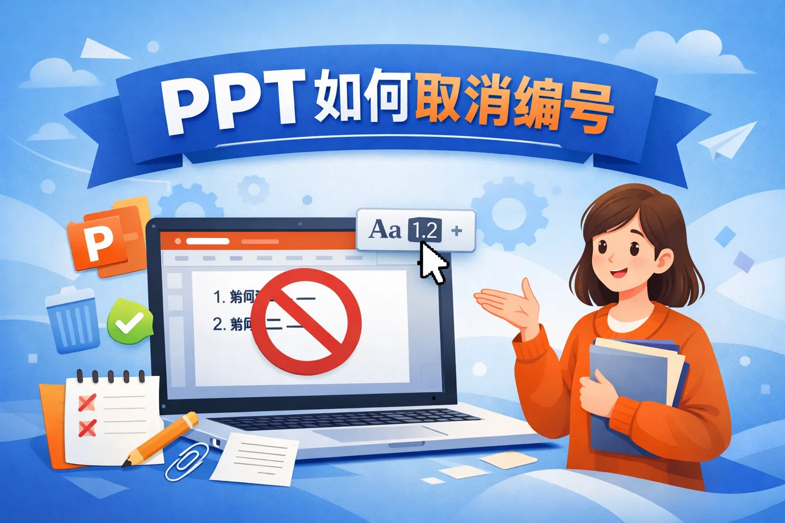 ppt如何取消编号