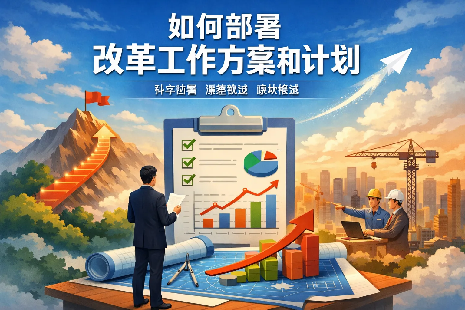 如何部署改革工作方案和计划