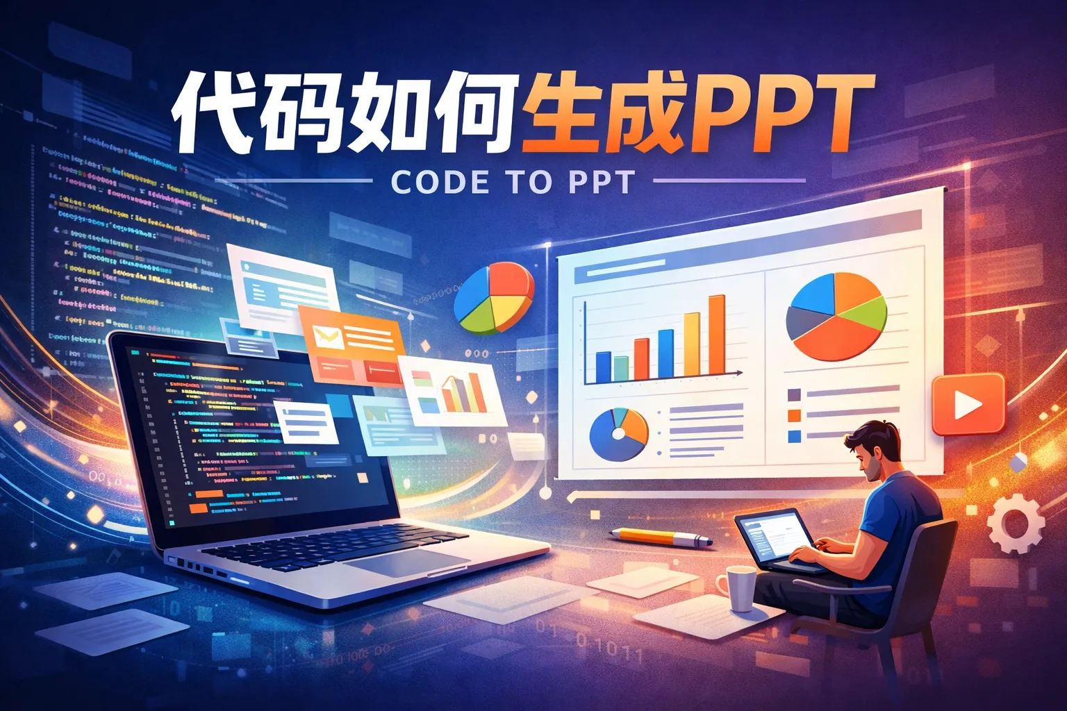 代码如何生成ppt