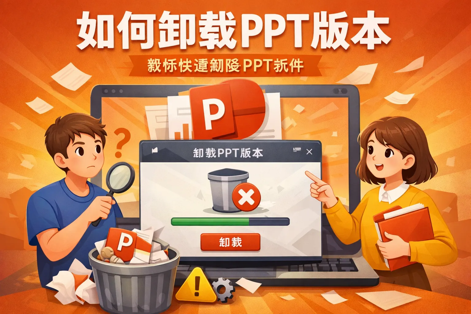 如何卸载ppt版本