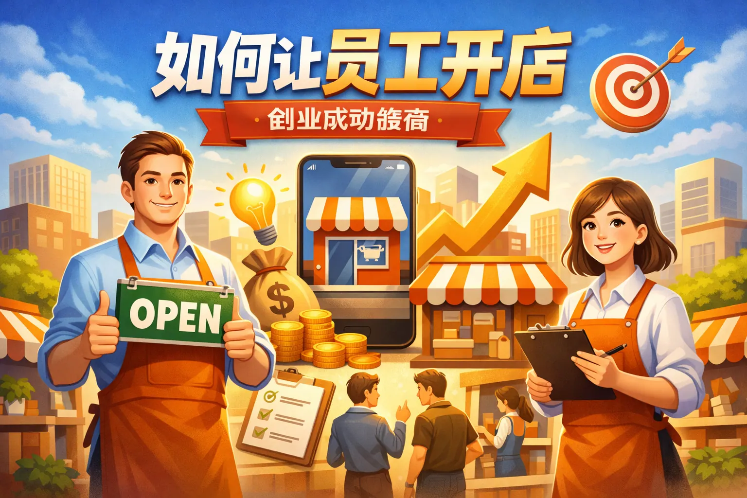 如何让员工开店