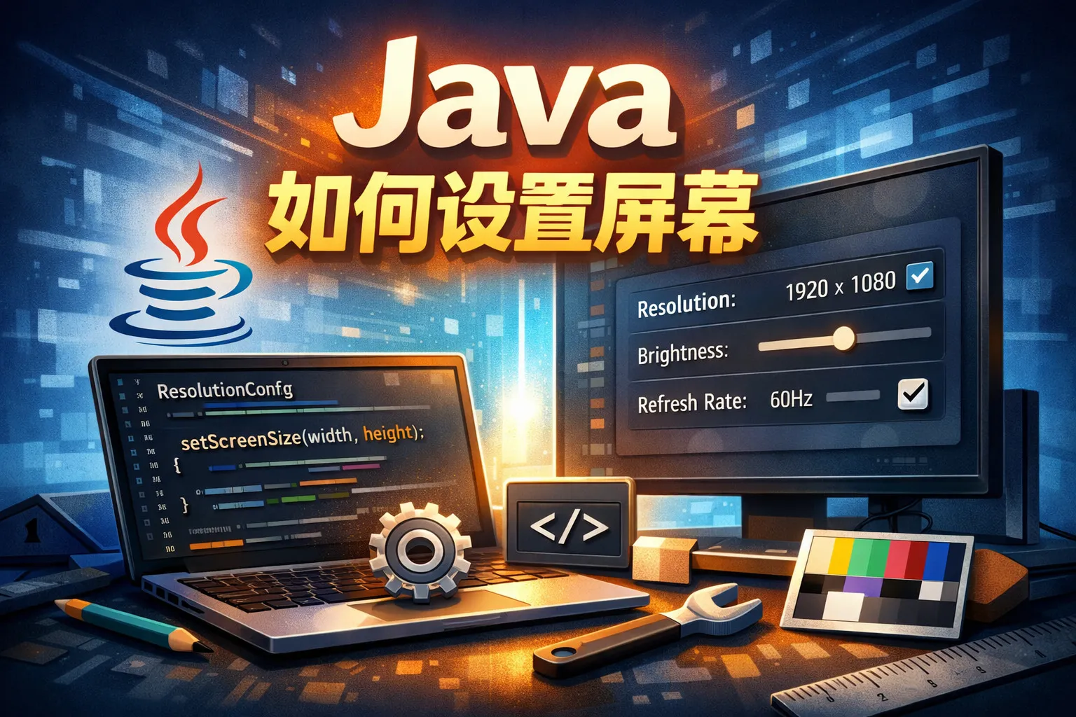 java如何设置屏幕