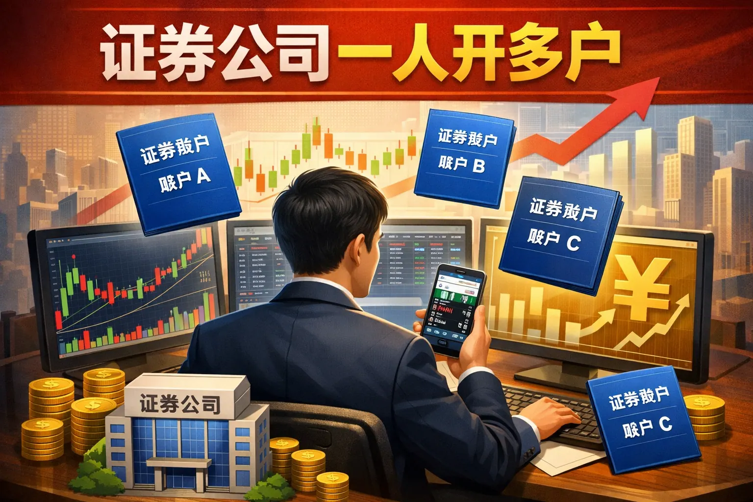 证券公司一人开多户