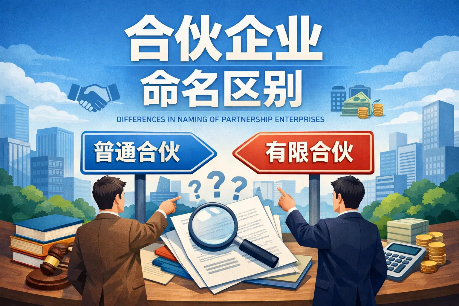 合伙企业命名区别