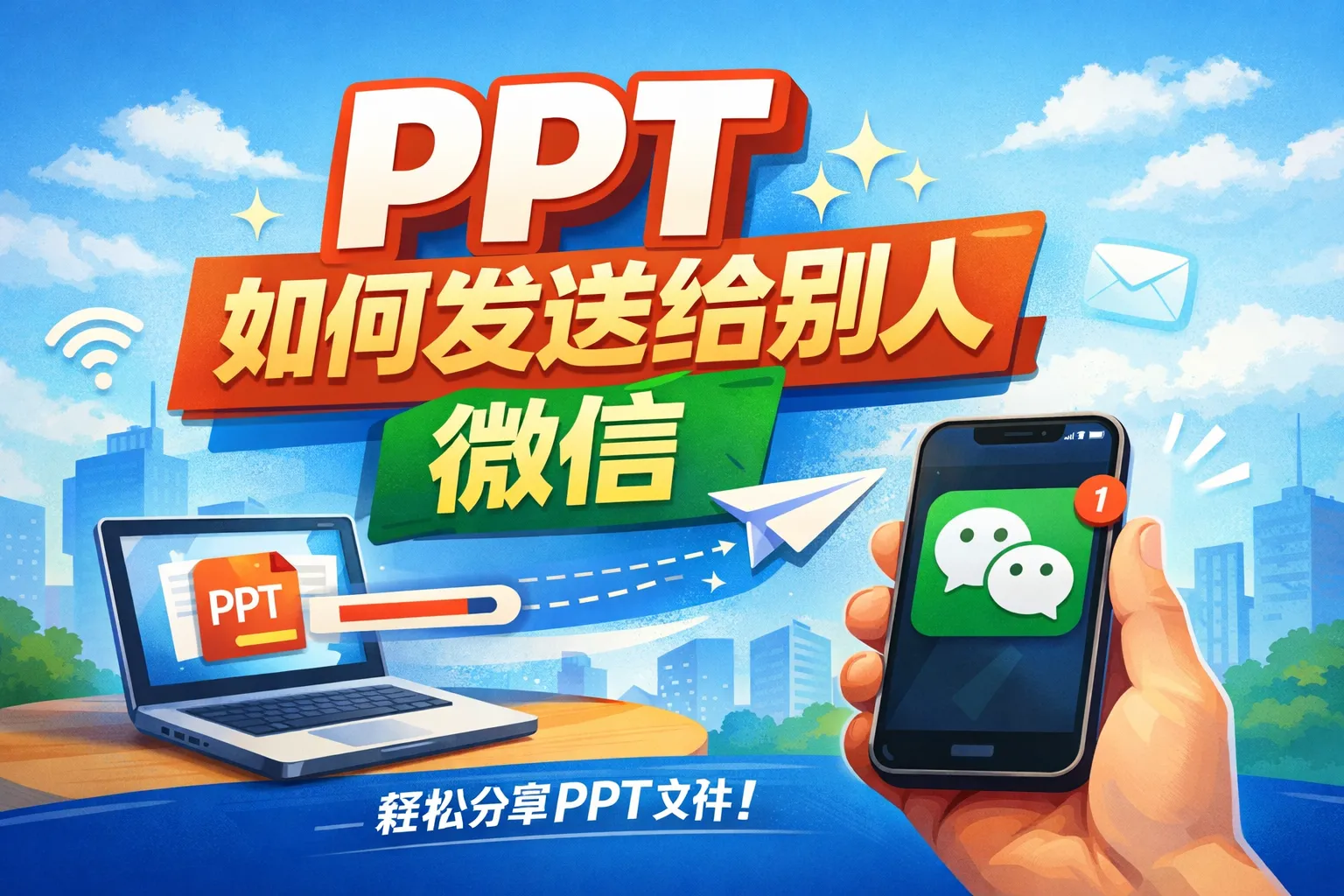 ppt如何发送别人微信