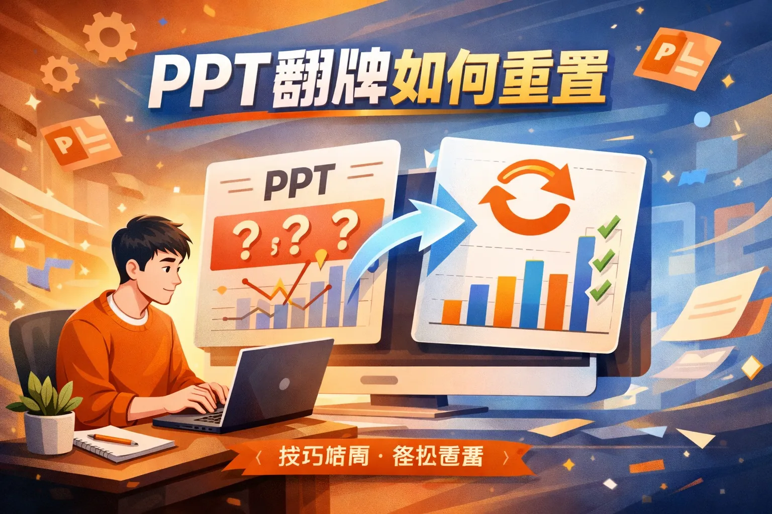 ppt翻牌如何重置