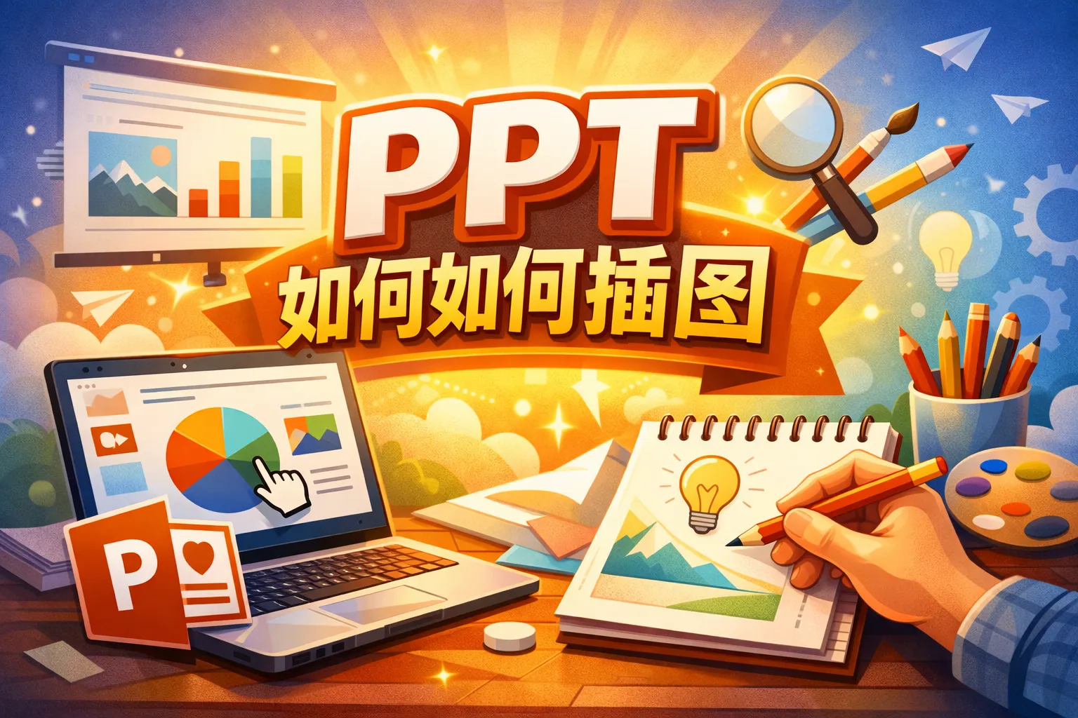 ppt如何如何插图
