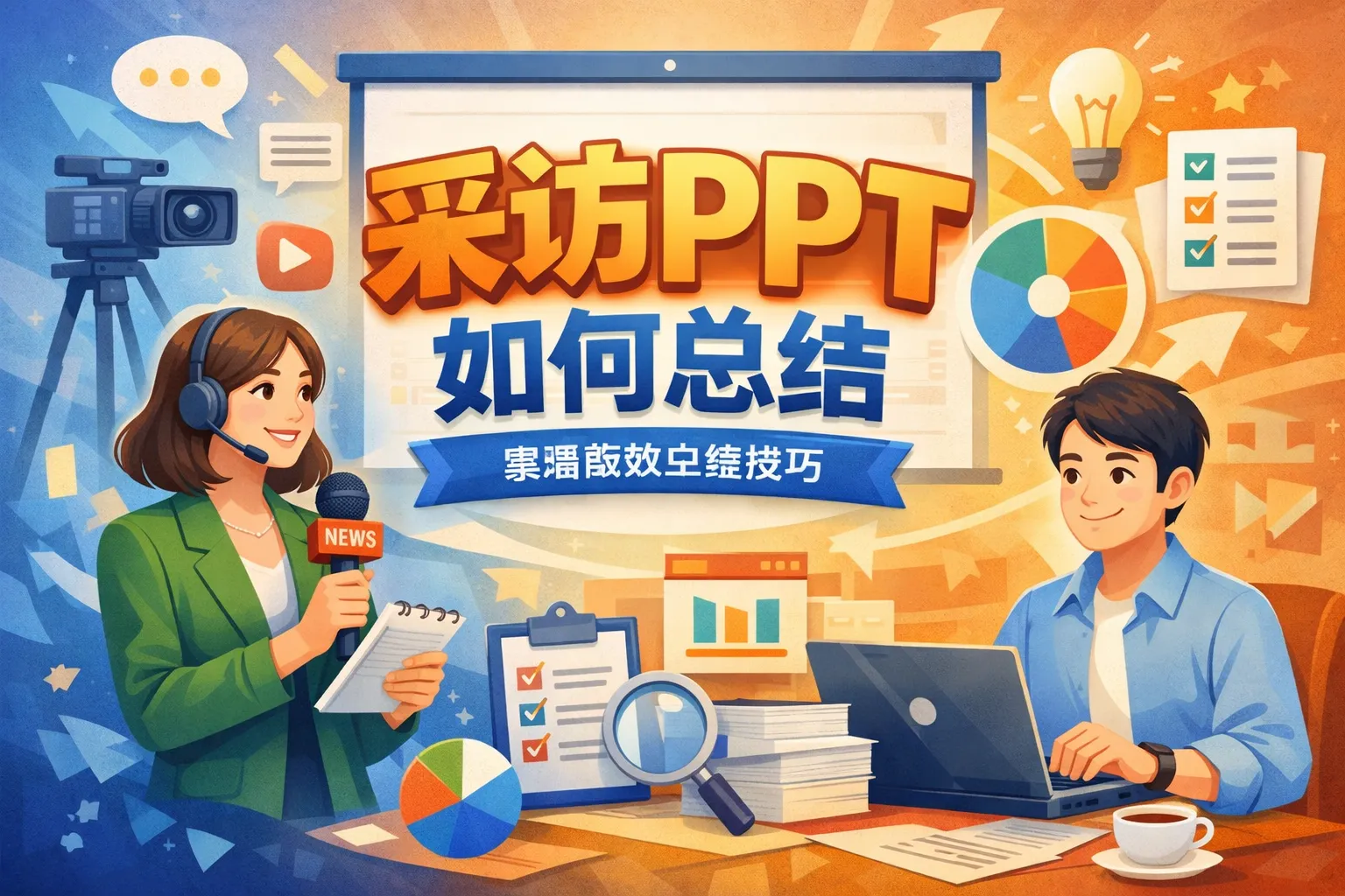 采访ppt如何总结