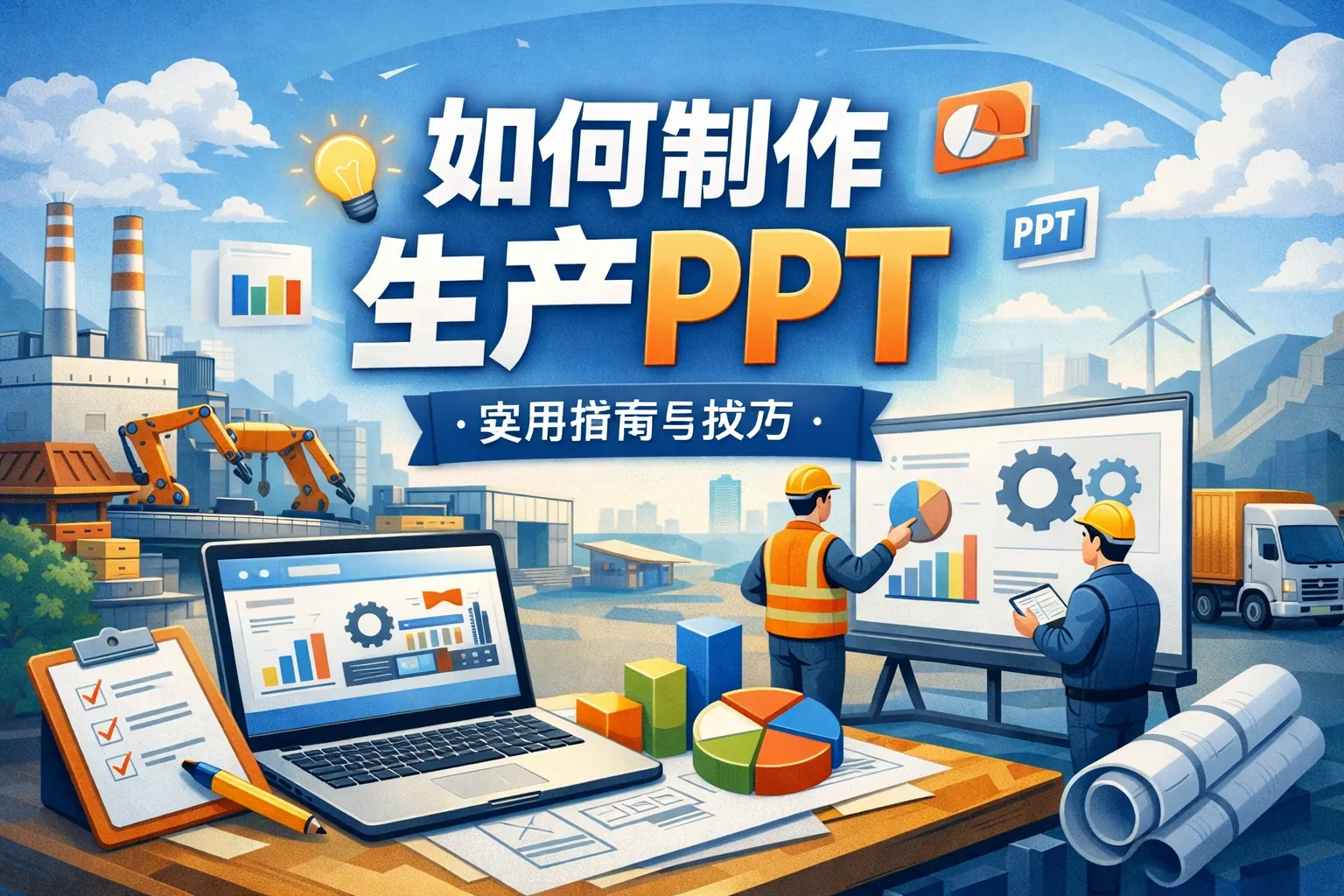 如何制作生产ppt