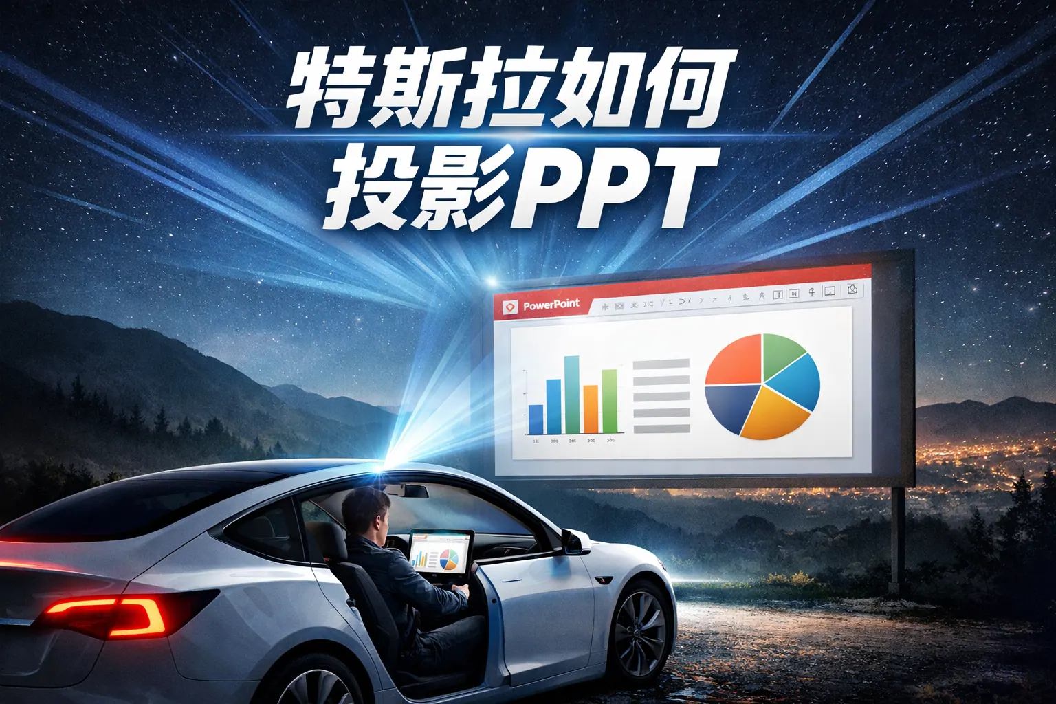 特斯拉如何投影PPT