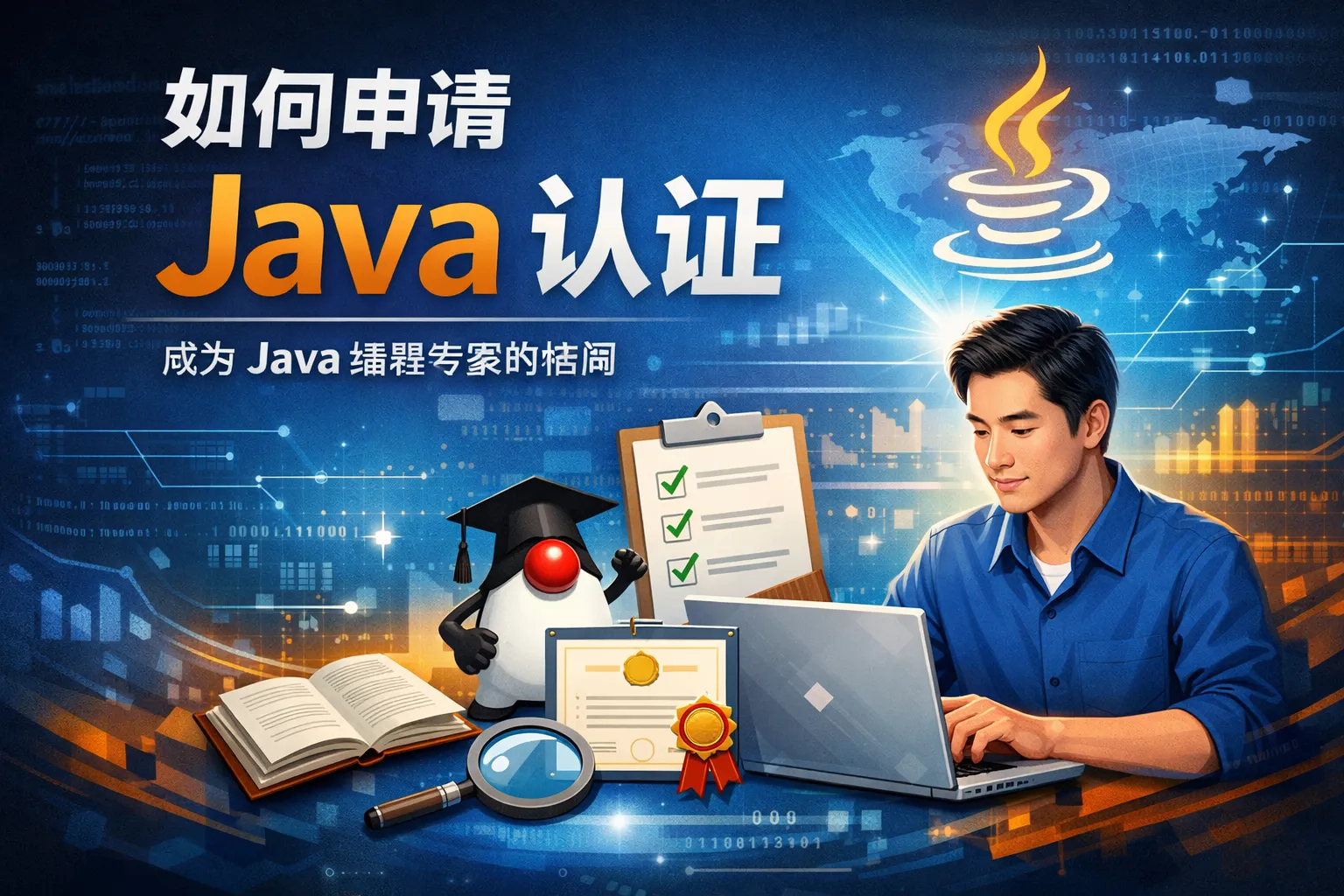 如何申请java认证
