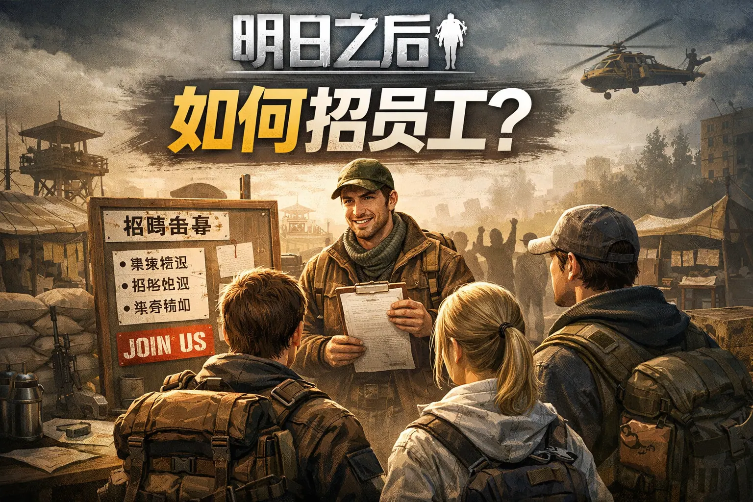 明日之后如何招员工