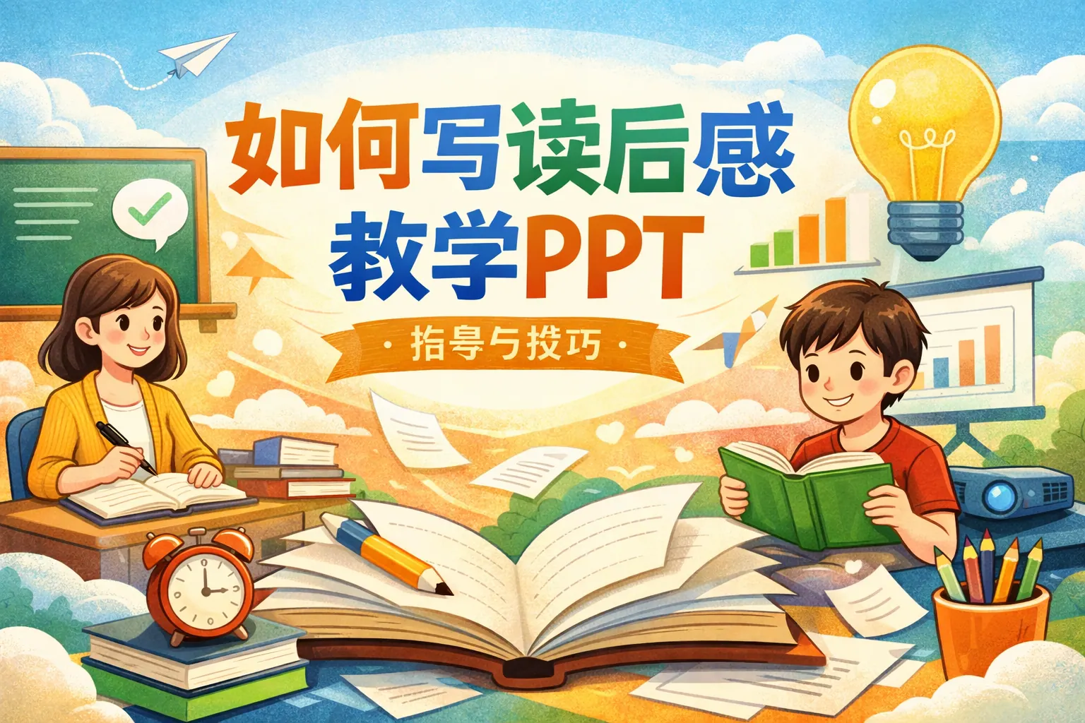 如何写读后感教学ppt
