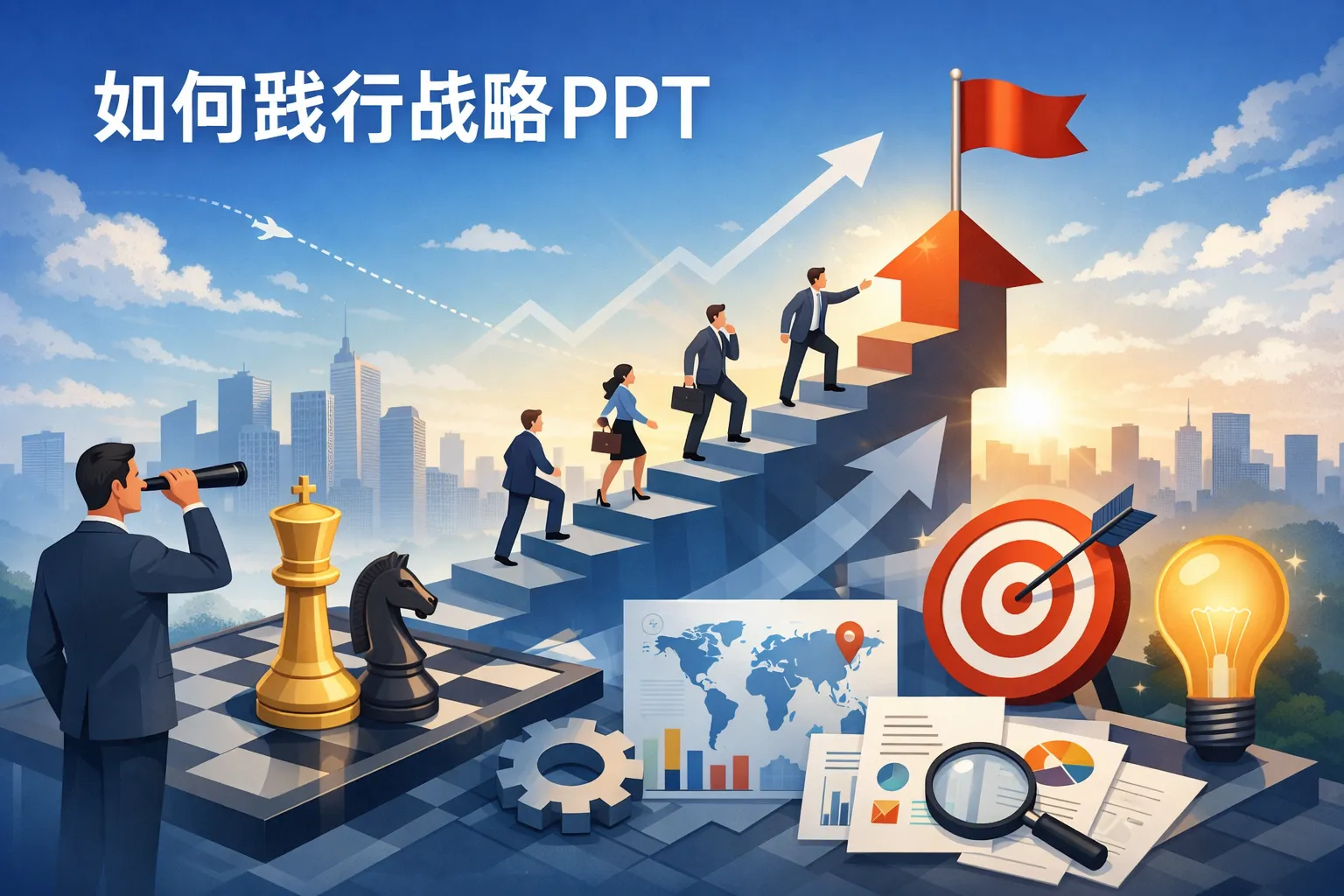 如何践行战略ppt