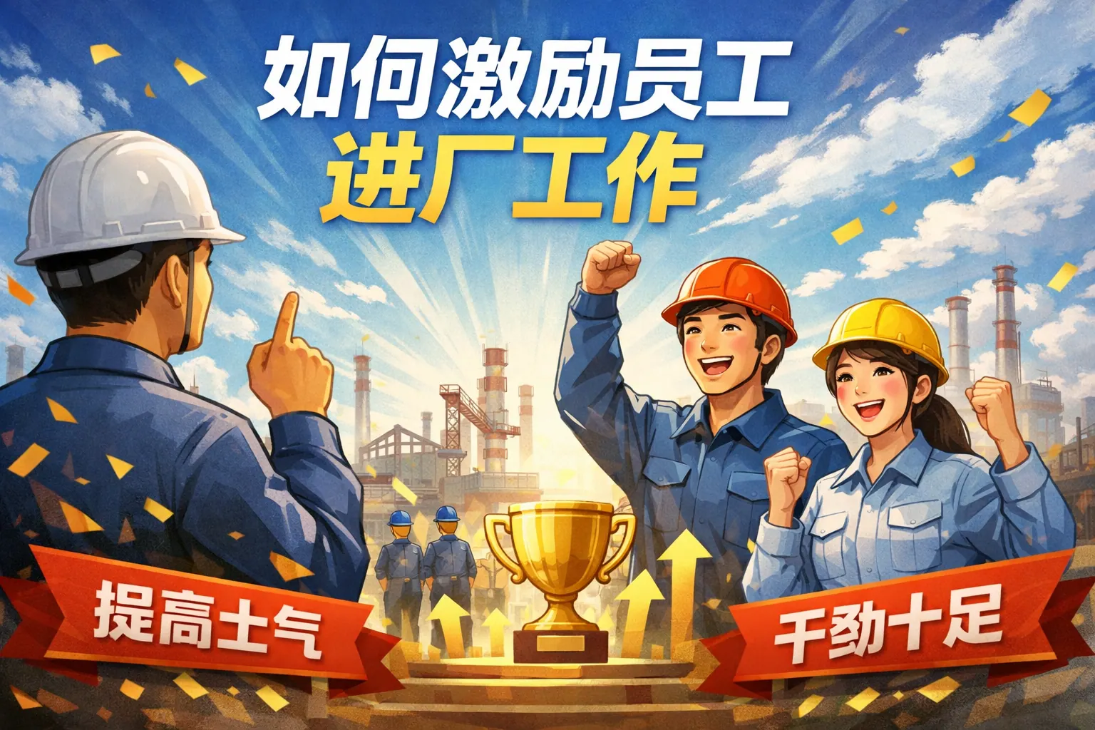 如何激励员工进厂工作