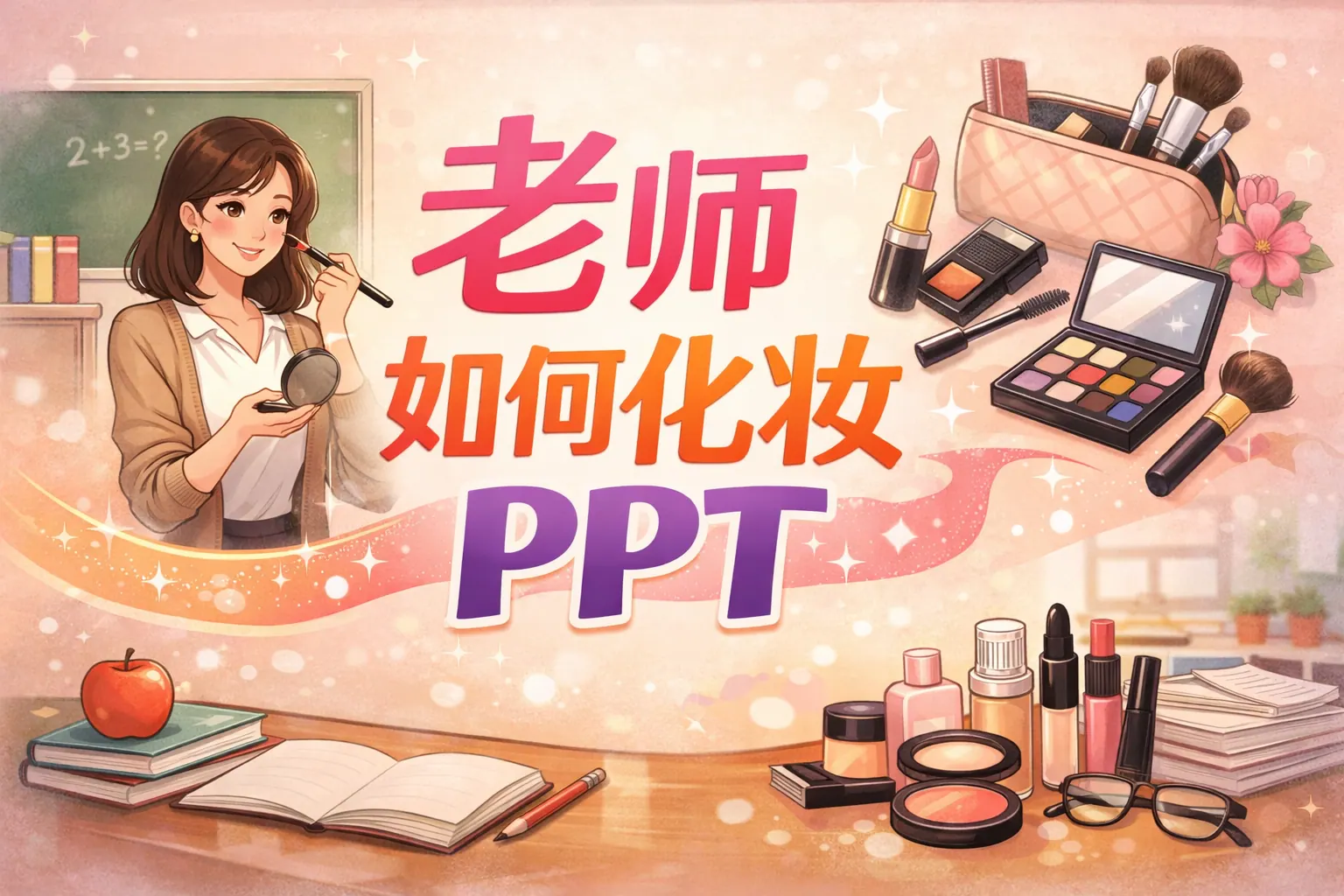 老师 如何化妆ppt