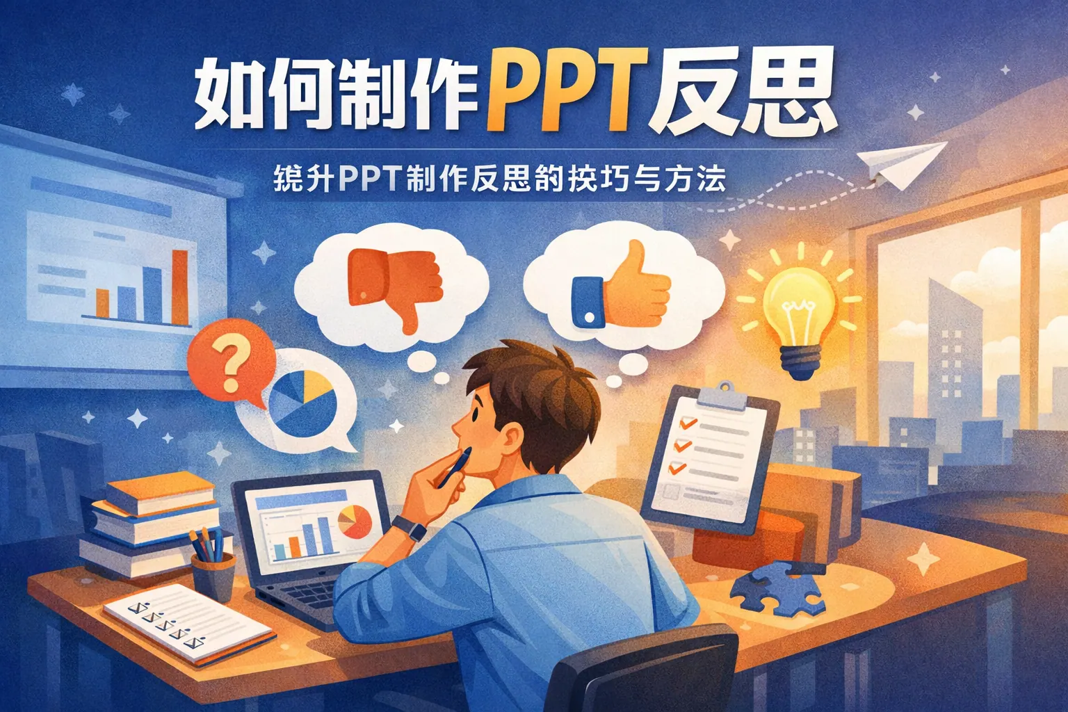 如何制作PPT反思