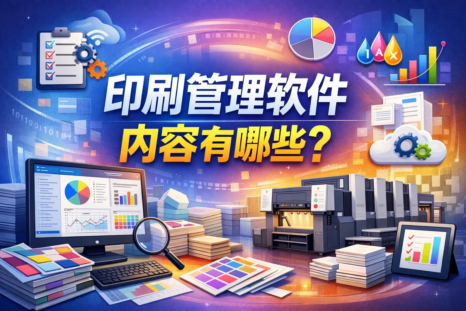 印刷管理软件内容有哪些