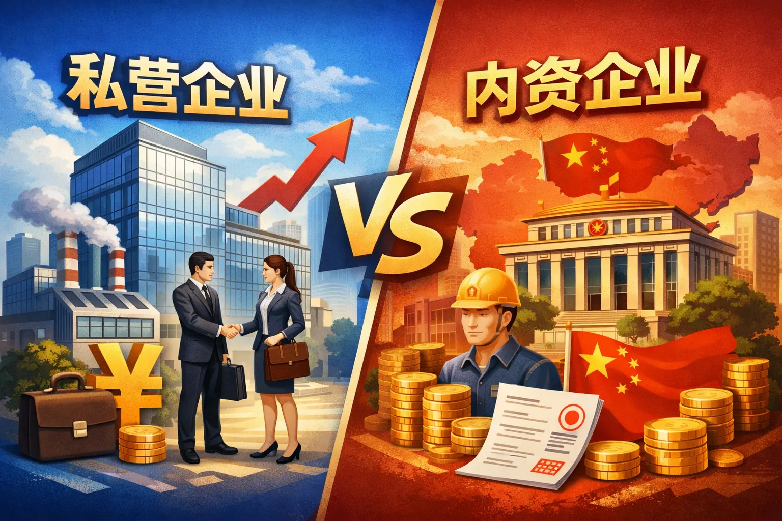 企业类型私营跟内资区别