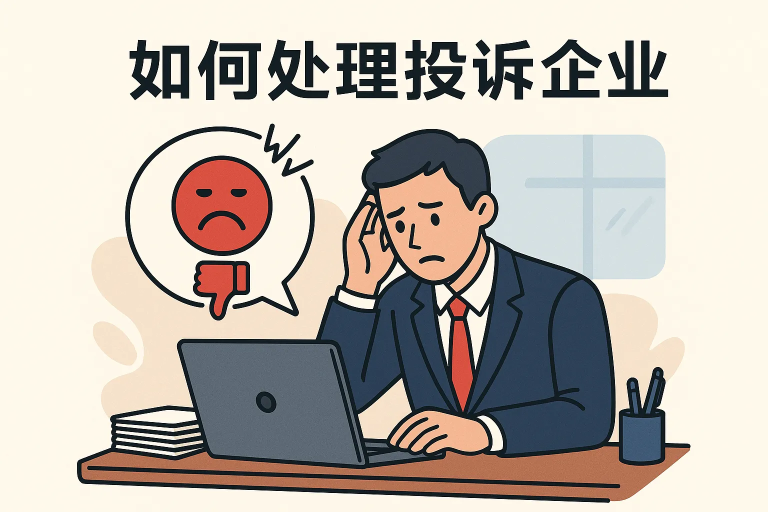 如何处理投诉企业