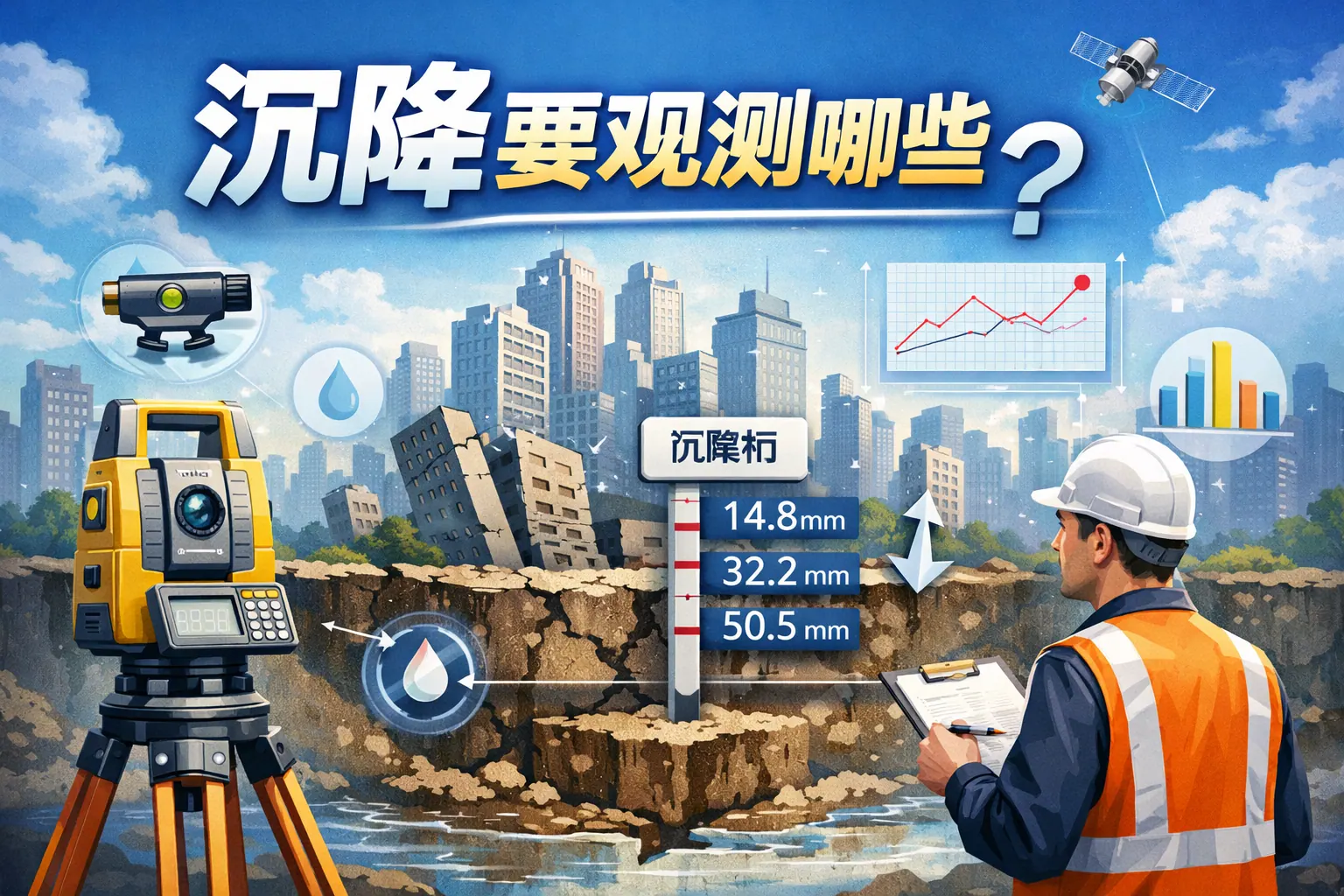 沉降要观测哪些数据