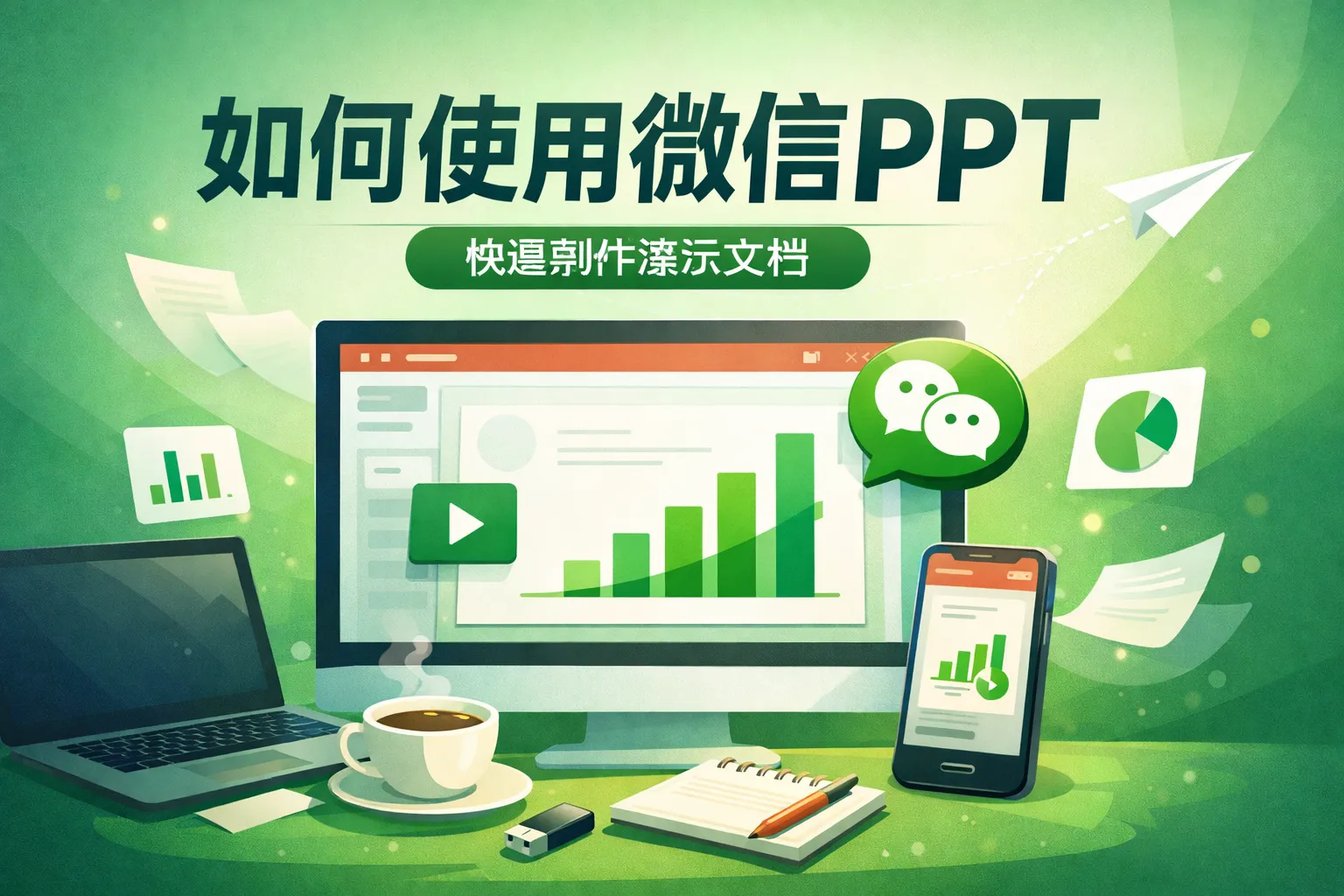 如何使用微信ppt