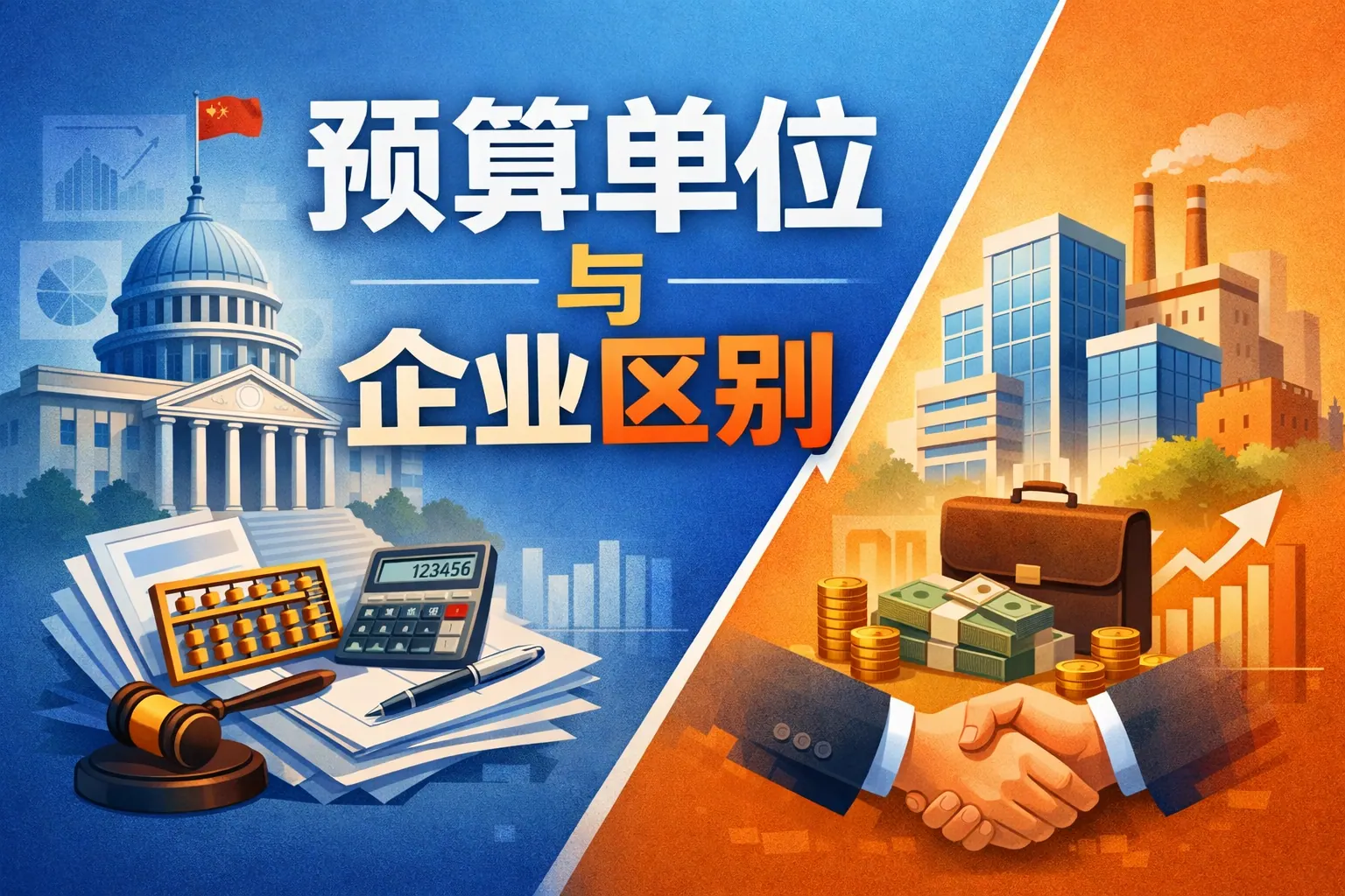 预算单位与企业区别